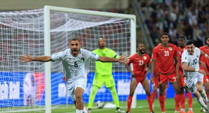 巴勒斯坦球队在比赛中展现出强大的意志力和团队合作