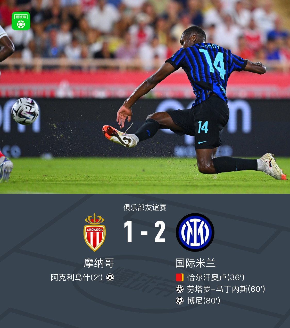 摩纳哥逆转战胜对手，豪取三分